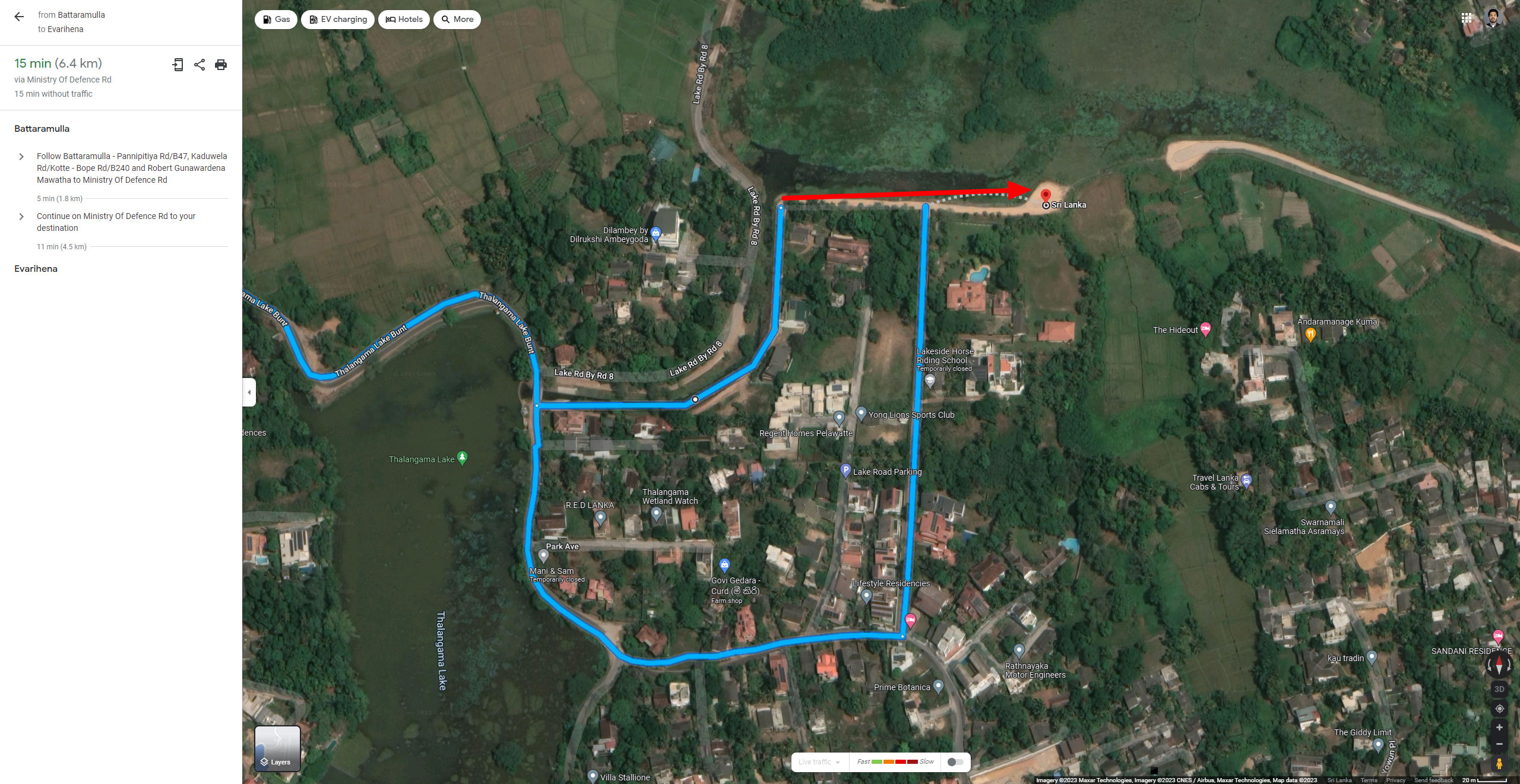 Baththaramulla-to-Evarihena-Google-Maps.jpg