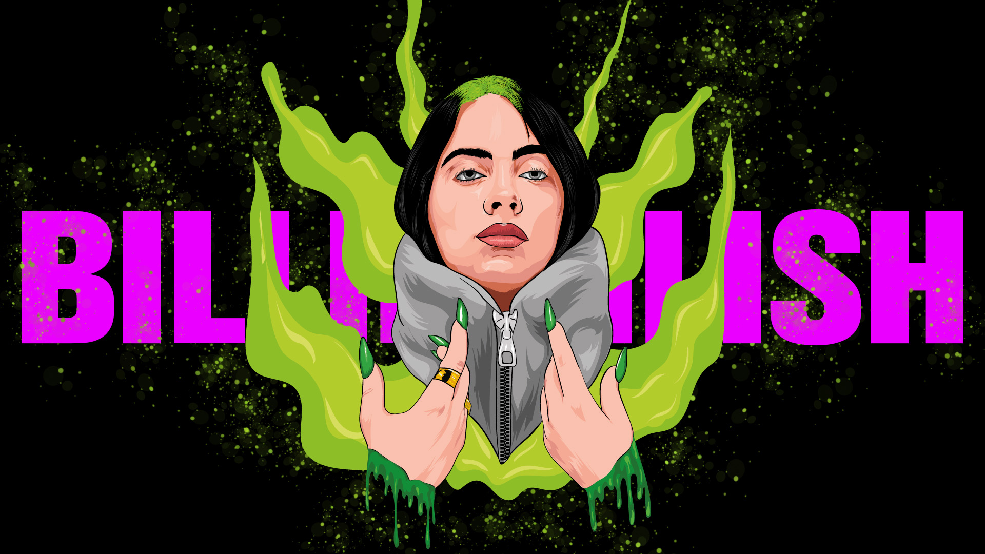Billie Eilish Custom art work by slart.jpg