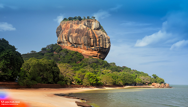 Firefly_sigiriya+rock with beach_photo_36394.jpg