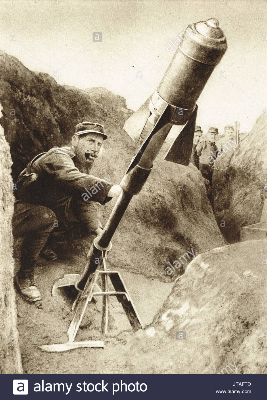 firing-a-french-aerial-torpedo-shell-JTAFTD.jpg