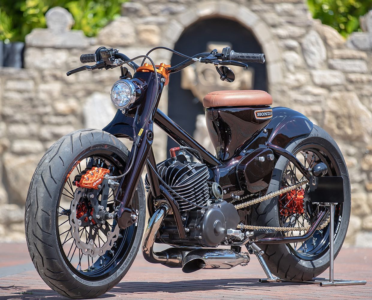 Honda C70 1975 by @metalgeezer (DT250MX Motor).jpg