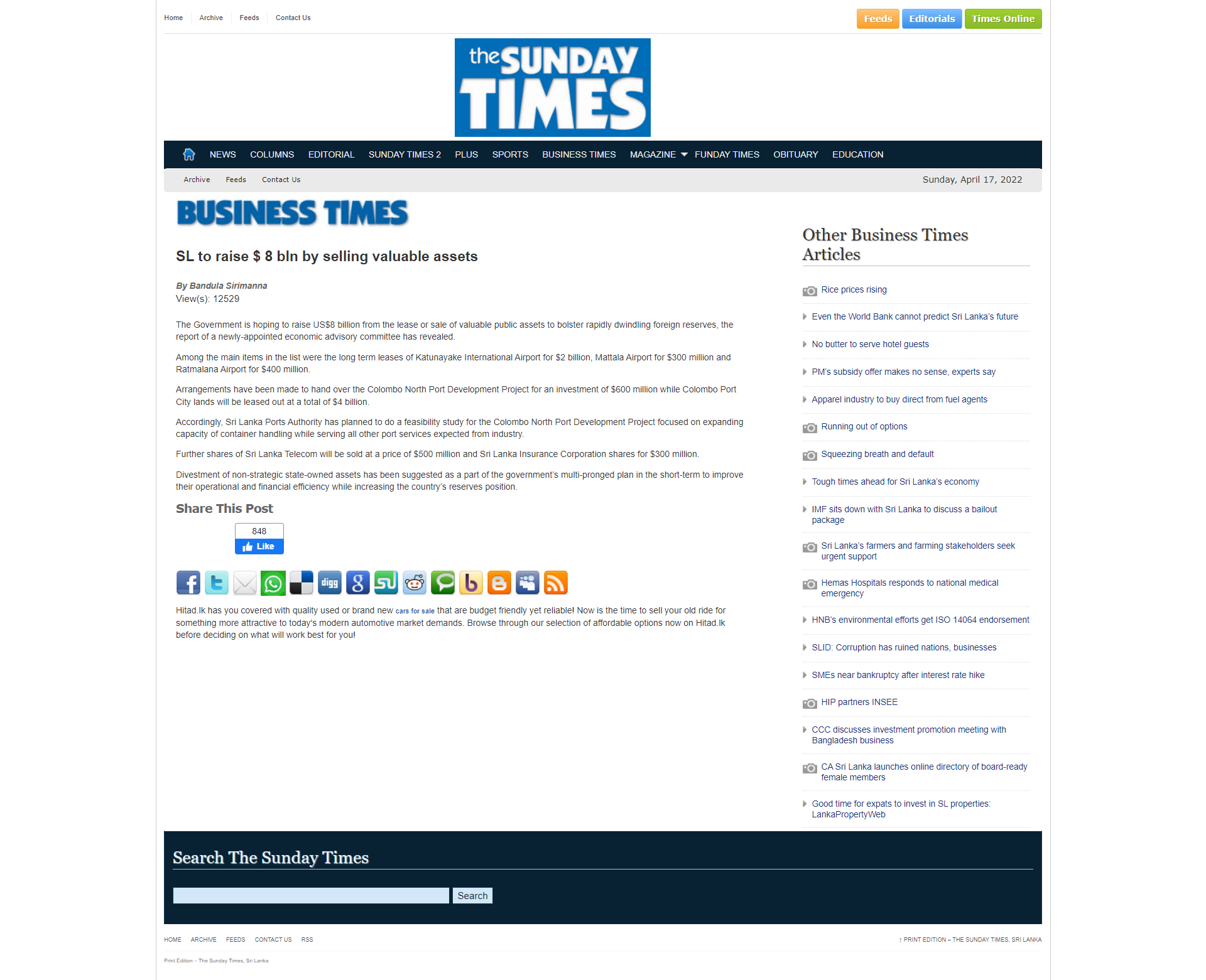 screencapture-sundaytimes-lk-220417-business-times-sl-to-raise-8-bln-by-selling-valuable-asset...png