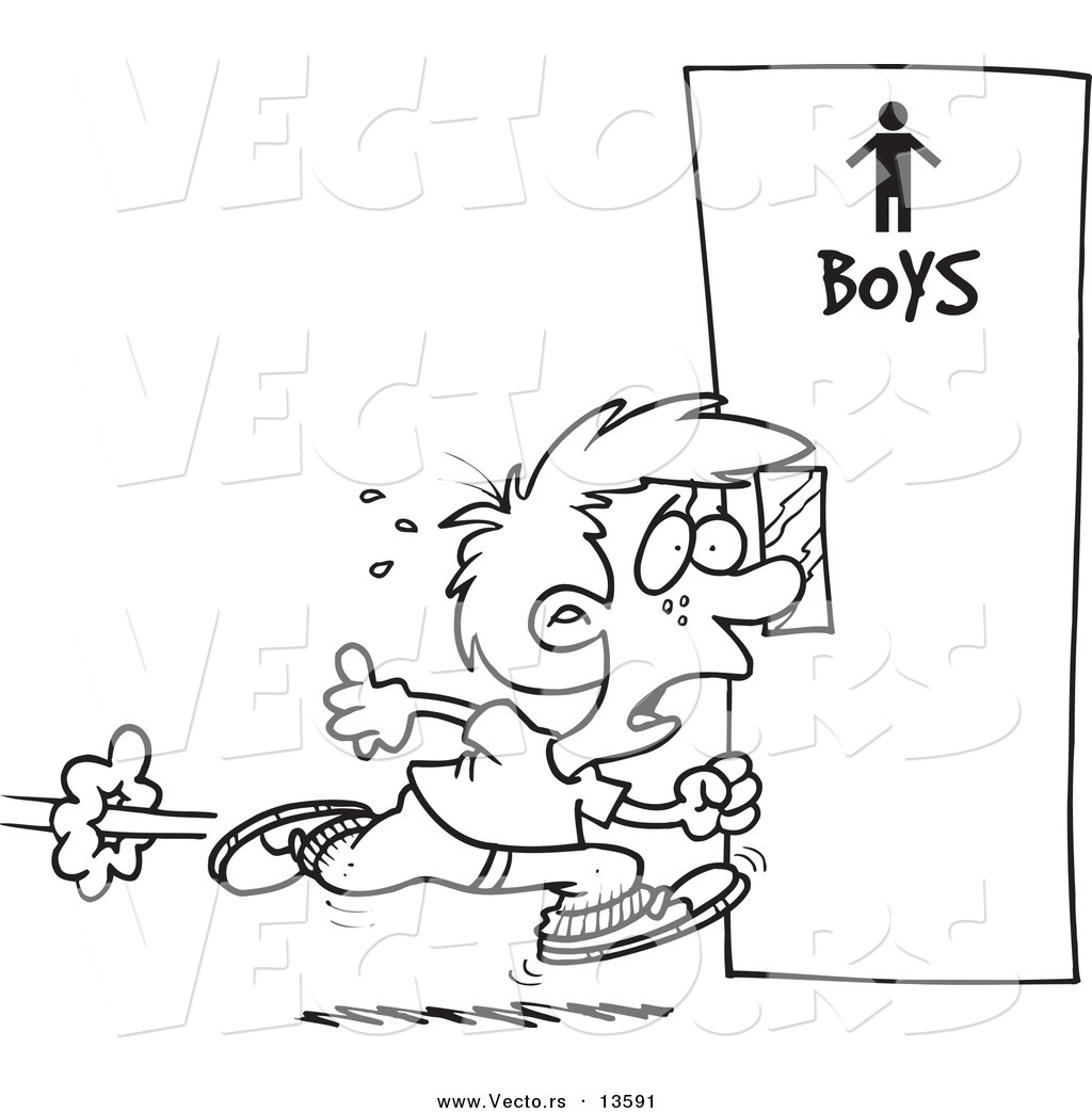 vector-of-a-cartoon-little-boy-rushing-to-the-bathroom-coloring-page-outline-by-toonaday-13591.jpg