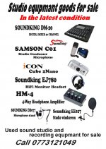 Studio equpmant goods for sale.jpg