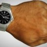 casio MTP1239D Auto Date Japan Movement Mens Watch-BLACK DIAL