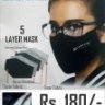 Face Mask 5 layered