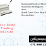 S900 Comb Binding Machine