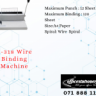 T-318 Wire Binding Machine
