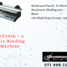 FDZ298h – 6 Velo Binding Machine