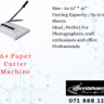 A4 Paper Cutter Machine