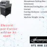 Electric Paper Cutter Machine A3 450V