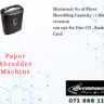 Paper Shredder Machine