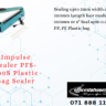 Impulse Sealer PFS-300S Plastic Bag Sealer