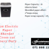 3638 Electric Paper Shredder – Cross cut  Heavy Duty