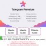 Telegram Premium Subscription - Rs.1500  ඉඳන් තියෙනවා