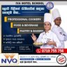 PROFESSIONAL COOKERY COURSE & PASTRY AND BAKERY COURSE